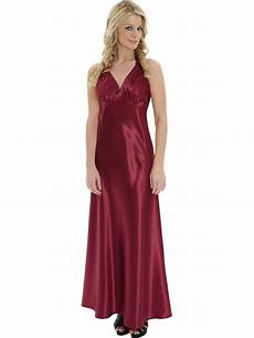 Red Satin Nighty Gown