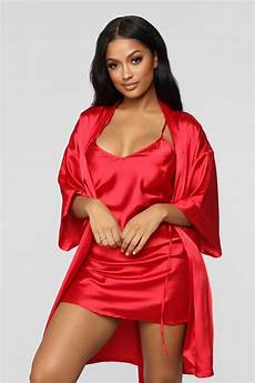 Black Satin Pyjamas