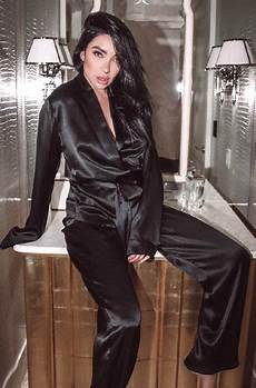 Black Silk Nightie