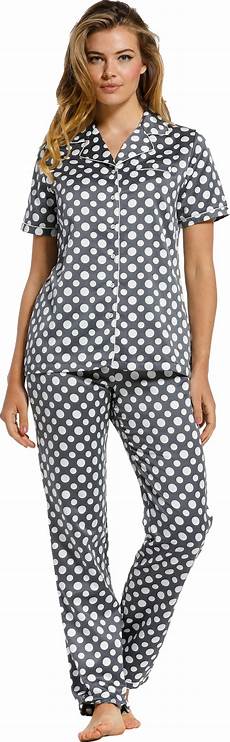 Grey Satin Pyjamas