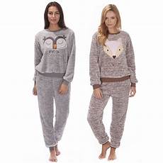 Ladies Fluffy Pyjamas