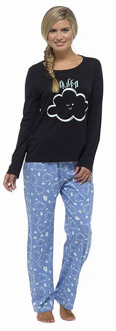 Ladies Jersey Pyjamas