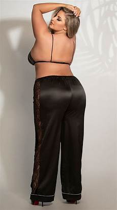 Plus Size Satin Nightwear