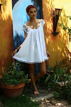 White Cotton Victorian Nightdress