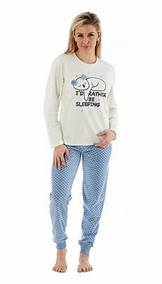 Womens Fluffy Pyjamas